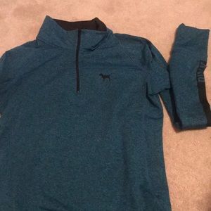 Pink half zip hoodie